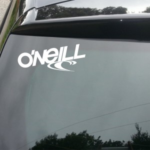 O'Neill Logo Car/Van/Window Decal Sticker
