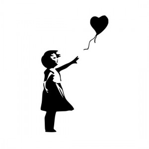 Banksy Theres Always Hope Car/Van/Window Decal Sticker