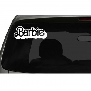 Barbie Logo Car/Van/Window Decal Sticker