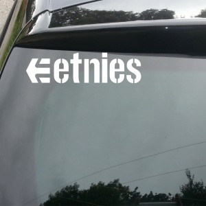 Etnies Surf Logo Car/Van/Window Decal Sticker