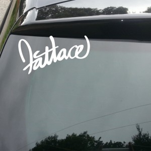 Fatlace Logo Car/Van/Window Decal Sticker
